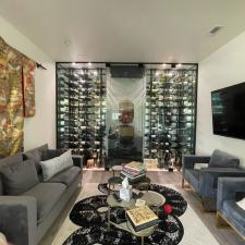 Custom glass wine cellar 01