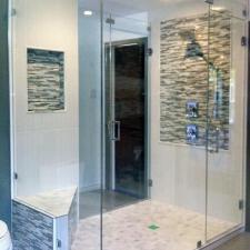 90 degree glass shower door enclosure dallas 05 large frameless